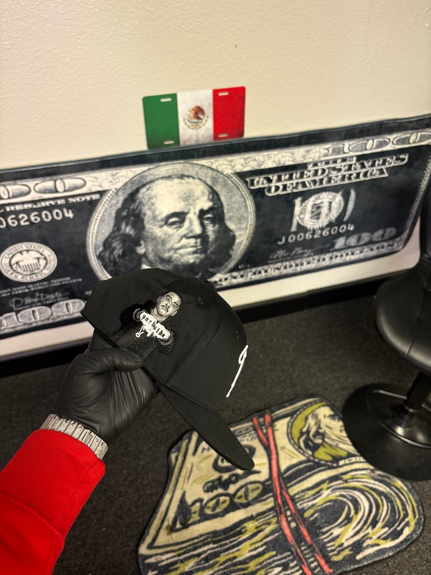 #5 MONEYSIGNSUEDE HAT