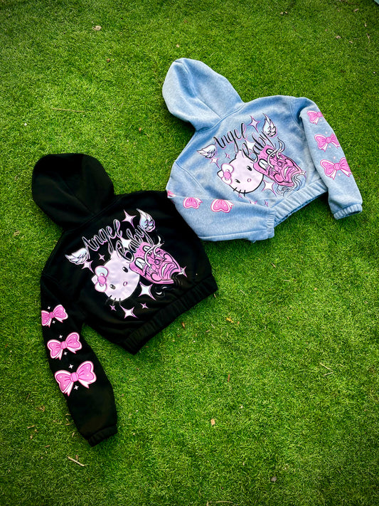 #0 ANGEL BABY CROP HOODIE